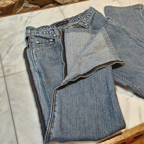 VTG Bobson Jeans Side Zipper Blue Jeans - Picture 4 of 12